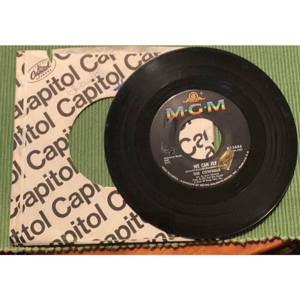 The Cowsills - A Time For Remembrance & We Can Fly 45 Record